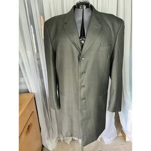 Blazer 5 button vintage 1980s gray Italian made